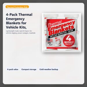 thermal emergency blankets for blackout vehicle and field shelter kits hero image
