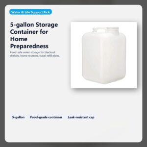 food safe water storage container for emergency reserves hero image