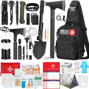 262-Piece Survival Kit Tactical Emergency Bug Out Bag
