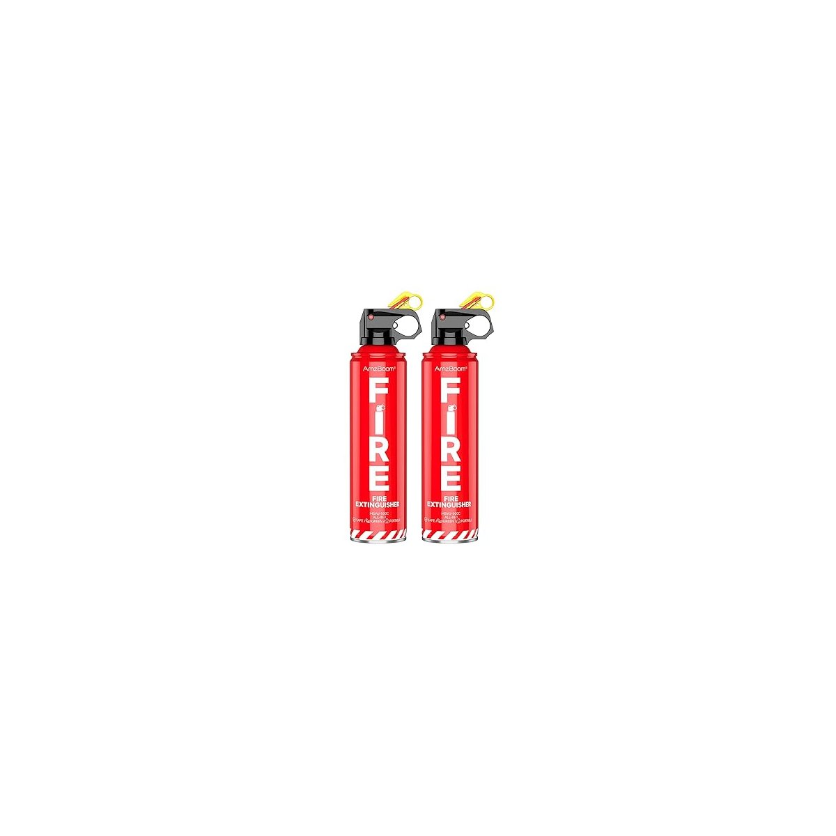 AmzBoom Compact Fire Extinguisher 2-Pack