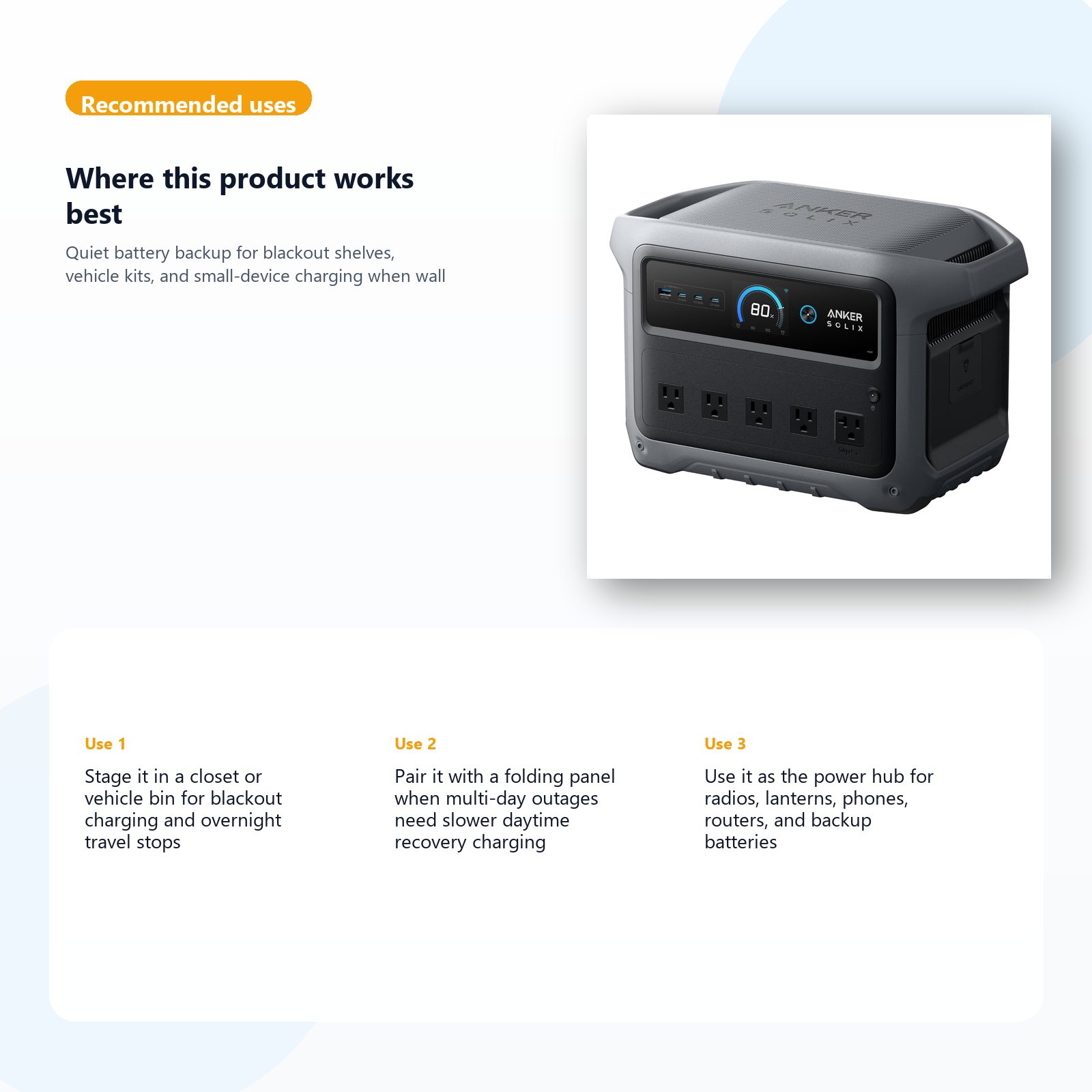 portable power station for blackout backup and vehicle readiness use case guide