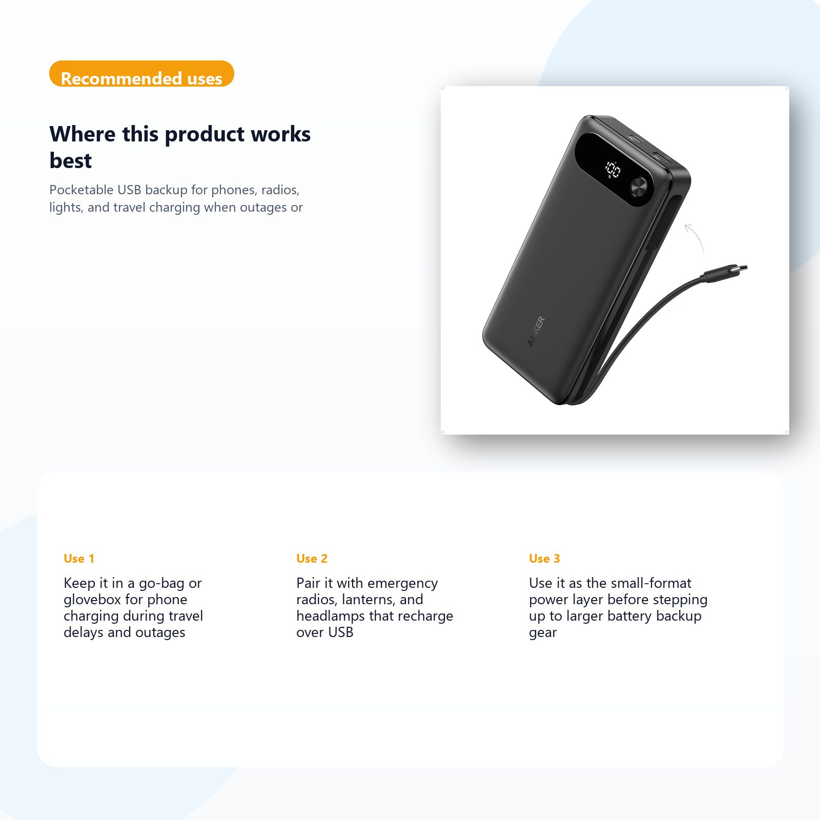portable power bank for travel and blackout charging backup use case guide