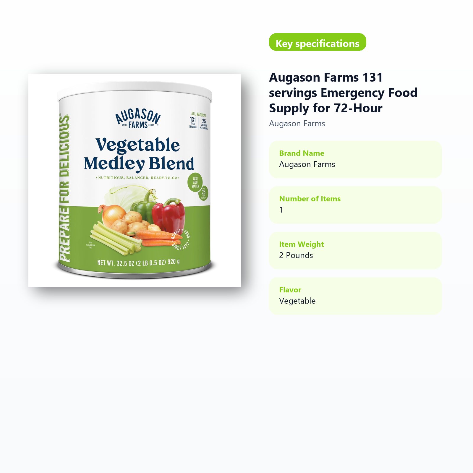 emergency food supply for 72 hour preparedness and blackout shelves specifications guide