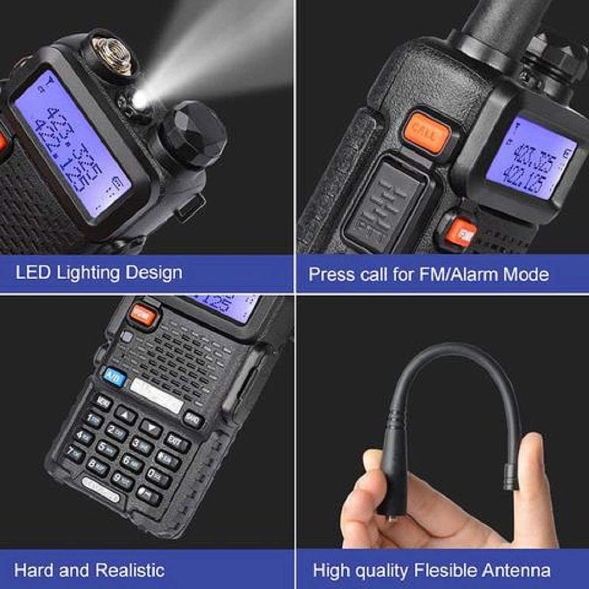 BAOFENG Two-Way Radio complete kit contents overview