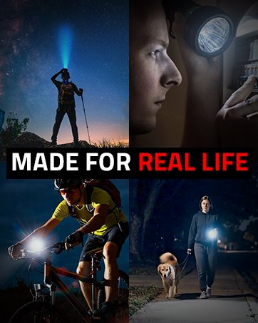 GearLight Rechargeable Headlamp compact storage and deployment example - Hands-Free Emergency Lighting