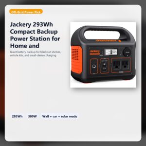 portable power station for blackout backup and vehicle readiness hero image