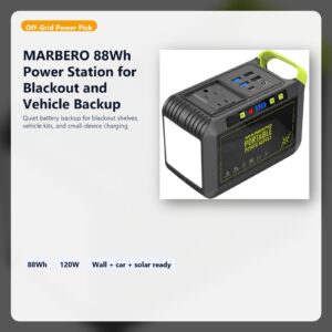 portable power station for blackout backup and vehicle readiness hero image