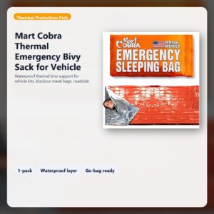 thermal emergency bivy sack for vehicle and go bag shelter layers hero image