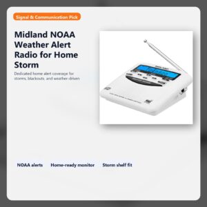 noaa weather alert radio for home storm monitoring hero image