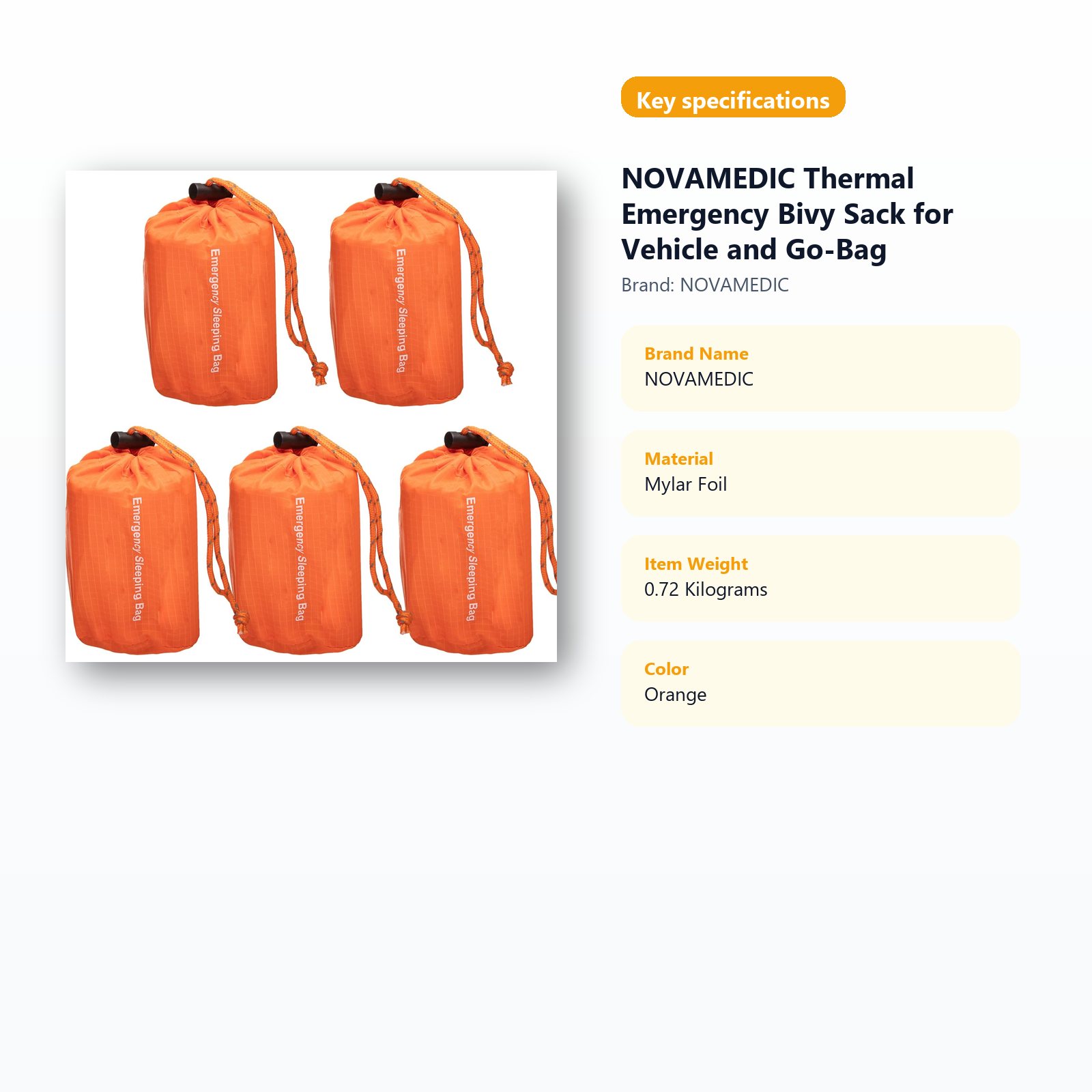 thermal emergency bivy sack for vehicle and go bag shelter layers specifications guide