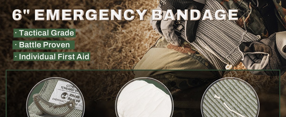 RHINO RESCUE First Aid Kit product features and emergency use scenario - Home, Car & Go-Bag Use