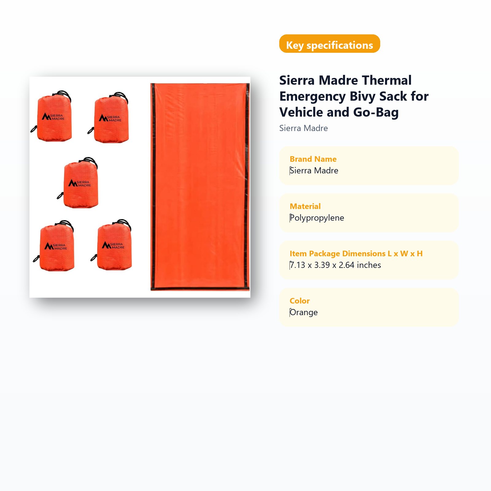 thermal emergency bivy sack for vehicle and go bag shelter layers specifications guide