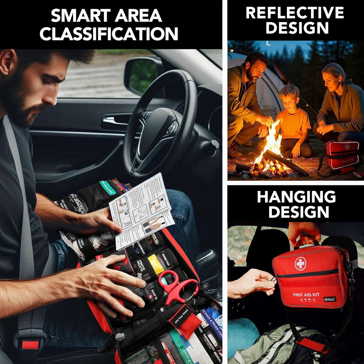 EVERLIT 250-Piece Survival First Aid Kit IFAK Molle System C