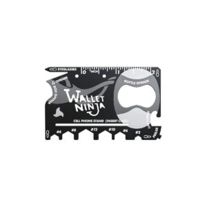 Wallet Ninja Wallet Multi-Tool for emergency preparedness kit