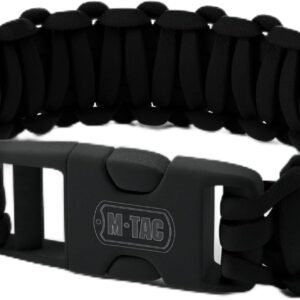 M-Tac Paracord Bracelet Tactical with Ferro Rod Fire Starter & Whistle