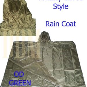 Military-Grade Rain Poncho with Hood