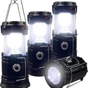 Solar-Powered Collapsible Camp Lantern