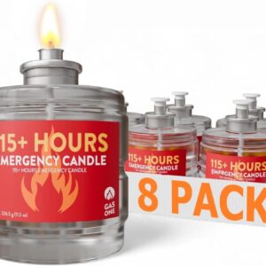 Emergency Candles – 36-Hour Burn (6-Pack)